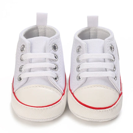 0-18 Months Newborn Baby Shoes Classic Fashion Casual Sports Shoes for Boys and Girls Non slip Soft Sole Walking Shoes