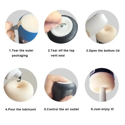 Male Masturbators Cup Powerful Sucking Realistic Vagina Pocket Pussy Blowjob Penis Massager Stamina Trainer Adult Sex Toys 18+