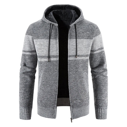 LEGIBLE 2025 Men's Sweaters Autumn Winter Wool Zipper Cardigan Sweaters Man Casual Knitwear Sweatercoat Male