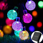 solar color light / 11M 60LEDs