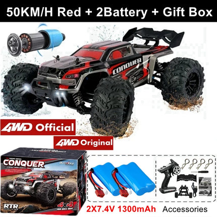 4WD Remote Control Car Off Road 4x4 RC Car High Speed Buggy Truck Super Brushless 50 or 80KM/H Fast Drift Racing Toy Gift