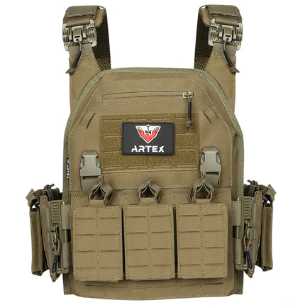 Artex 6094 Tactical Vest - Quick Release Laser Cut Combat Vest