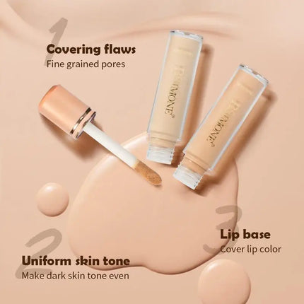 [TE1] BSIMONE Face Liquid Foundation Base Full Coverage Oil-Control Long Wear Smooth Lightweight Natural Cover Waterproof Matte