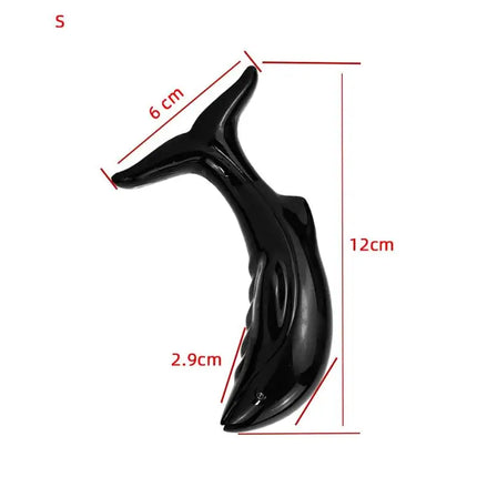 Dolphin Style Anal Plug Anal Dilator Silicone Prostate Expander for Couples Intimate Fun and Sensual Massage