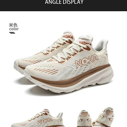 New men's casual sports shoes with shock absorption, breathable running shoes, anti slip and wear-resistant outdoor hiking shoes