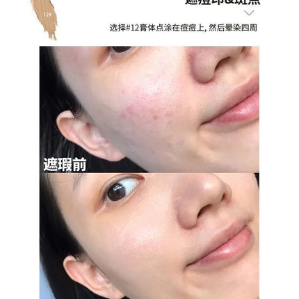 MALU WUILZ Concealer Palette Cream Texture Covers Acne Marks Dark Circles Multifunction Face Makeup Lasting Brighten Cosmetics