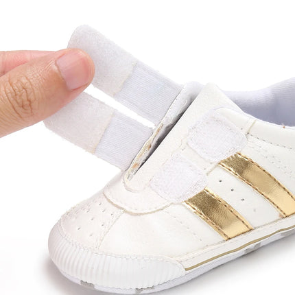 Spring and Autumn Style Baby Walking Shoes Baby White Shoes Casual Single Shoes For Boys and Girls Anti Slip Baby Shoes