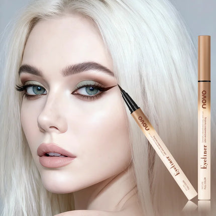 Waterproof Liquid Eyeliner, Quick-Dry, Sweat-Resistant, Smudge-Proof & Long-Lasting, High-Pigmented Liner For Bold Looks,