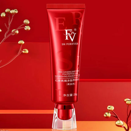 FV Foundation and F4 Brush Face Makeup set Oil-control Base Concealer  Makeup Eye Contour Spot Dark Circle Correcting Skin