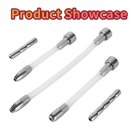 ABS Male Chastity Cage with Urethral Sounds Anti Pinch Hidden Lock Invisible Kit for Adult Men Fetish Play Cock Cage BDSM Device