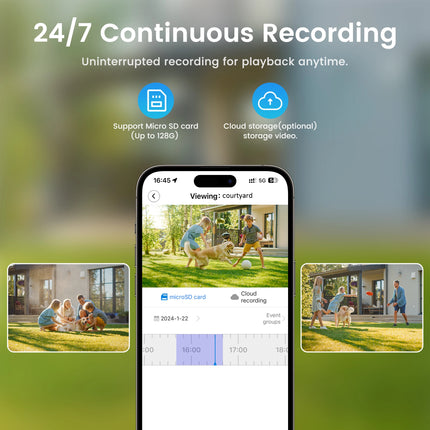 XIAOVV 4G SIM 3MP Starlight Outdoor Security PTZ Camera IP66 Waterproof with Two-Way Talk and Motion Detection Remote Monitoring