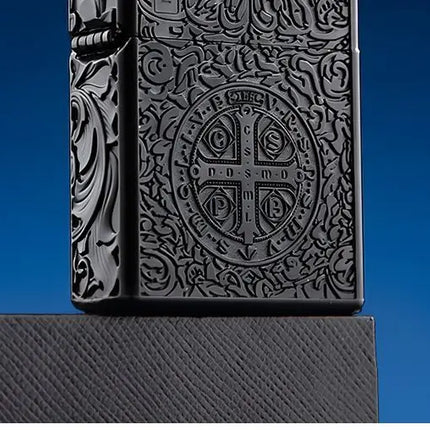 ZORRO Black Titanium Constantine Kerosen Lighter, Personalized Thickened Armor, Gift for Boyfriend Gadgets for Men