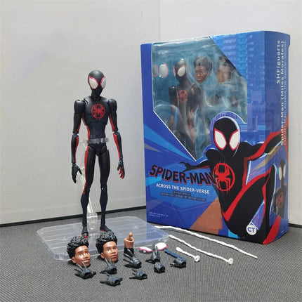 Spiderman 2099 Ct Action Figure Across The Universe S.H.Figuarts Miguel O'Hara Spiderman Miles Morales Gwen Stacy Figures Toys