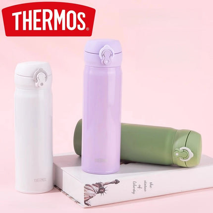 THERMOS Water Bottle Stainless Steel Vacuum Flask Thermal Mug, Keep Hot Cold 6-12 H , Portable Coffee Tumbler for Office Travel