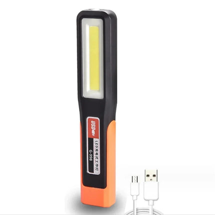 COB LED Work Light,USB Rechargeable Magnetic Garage Lamp,Outdoor Waterproof EDC Flashlight for Car Repair Mechanic Emergency