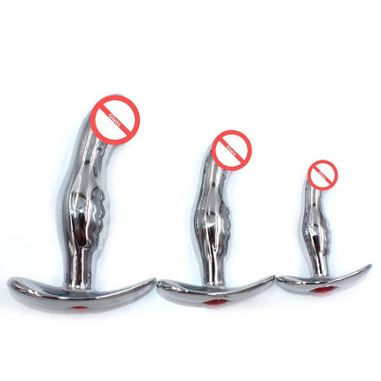 Metal Anal Plug Metal Dildo Butt Plug G-spot and P spot Stimulating Prostate Massager Adult Masturbation Anal Toys