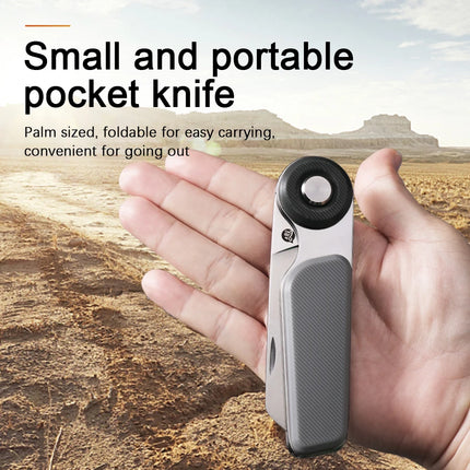 YingQu DP56 Folding Knife 5CR15MOV Stainless Steel Food Grade ABS Handle Outdoor Camping Pocketknives Fruit Cutting Hand Tools