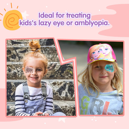 140Pcs Cute Kids Strabismus Treatment Vision Care Children Health Care Kids Child Amblyopia Eyeshade Child Adult Lazy Eye Patch