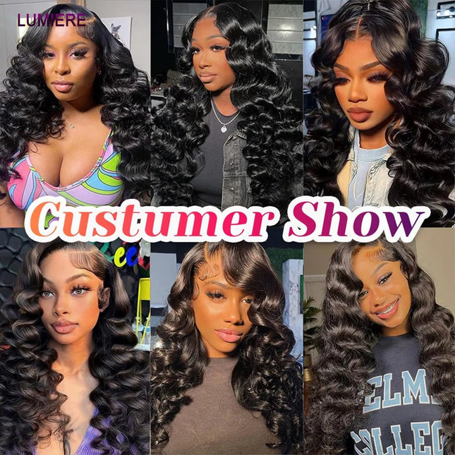 13x4 13x6 Invisible HD Lace Full Frontal Only Melt Skins Loose Deep Wave 5x5 6x6 7x7 Skinlike HD Lace Closure Pre-Plucked Hair