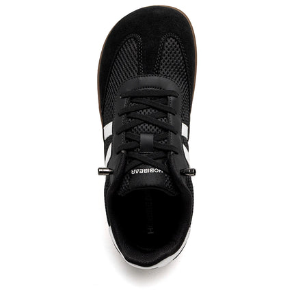 HOBIBEAR Women Men Wide Width Mesh Shoes Adjustable Slip On Sneakers Casual  Retro Walking Shoes for Unisex