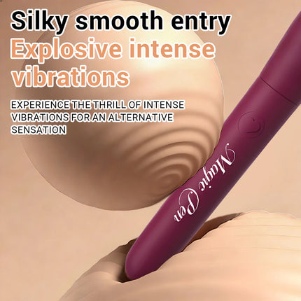 Makeup Brush G Spot Vibrator Sex Toys Powerful Vibrating Vagina Nipple Orgasm Stimulator USB Wireless Charging AV Stick Massager