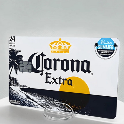 C-Corona E-Extra Beer Anime Sticker Film Skin Cover For Credit Card Debit Bank Card 1 Set Of 4 Pcs
