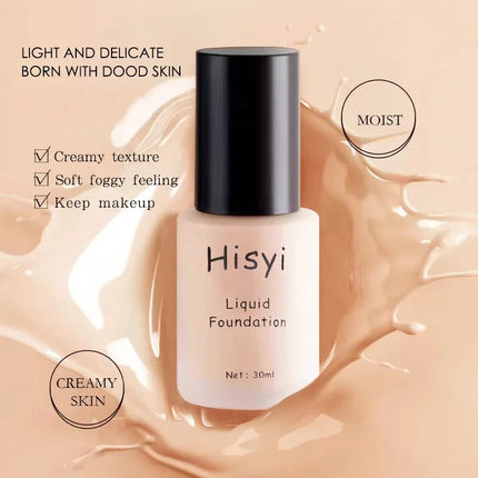 Liquid foundation - Oil-control & long-lasting matte finish, water-resistant, even out skin tone - Perfect natural Korean makeup