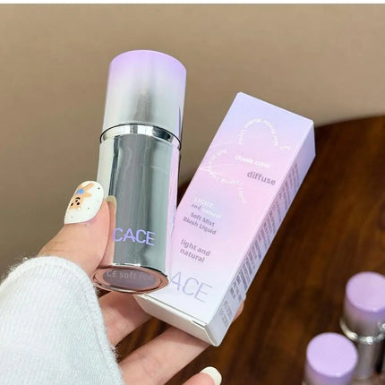 NEW Soft Color Translucent Liquid Blush Moisturizing Clear and Clear Pink White Lift Natural Matte Blush for Girls Makeup