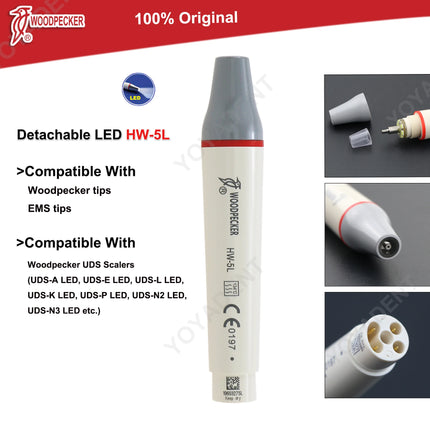 Woodpecker Tips DTE Dental Ultrasonic Endo Scaler Tips Scaling Tips Fit EMS UDS NSK SATELEC Scaler Handpiece Dentistry Tools