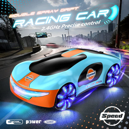Children's gesture-sensing remote control car toys, new energy charging car four-wheel drive racing car toys, children