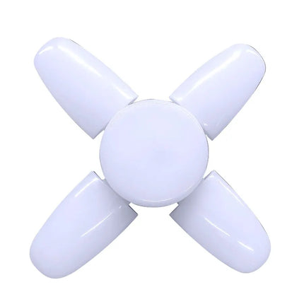E27 Fan Foldable 28W LED Bulb AC220V Deformation Lamp for Home Ceiling Lights Warehouse Garage Office Cool White Pendant Light
