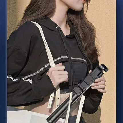 1.67M Long Extended Bluetooth Wireless Selfie Stick Live Broacast Stand Holder Tripod Foldable With Fill Light For Smartphones