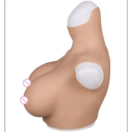 Dokier Silicone Breast Forms Fake Artificial Huge Boobs for Mastectomy Crossdresser Transvestite Sissy Drag Queen Cosplay Chest - TOYS-SUCE