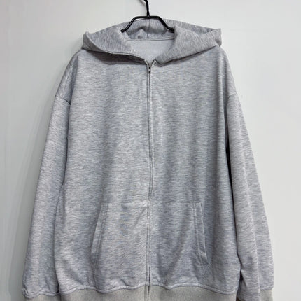Women Fashion Grey Angel Wing Embroidered Hoodie Zipper Kawaii Pullover Sweatshirt Wing Y2K Streetwear Goth 2000s Alt Clothes