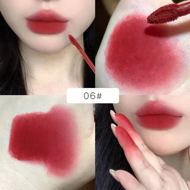 Cute Bunny Lipgloss Matte Velvet Lip Clay Long-lasting Color Non-drying Gege Bear Rabbit Lip Glaze