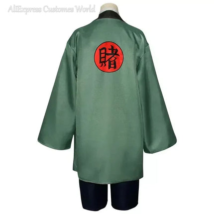 2025 Anime Kimono Tsunade Cosplay Costumes Tsunad Wigs Green Gamble Mother in law Cosplay Uniforms Halloween For Men Women