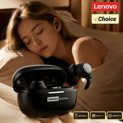 Choice Lenovo Sleep Earbuds Wireless Bluetooth 6.0 Headphones HD Call HIFI Sound Music Earphones Gifts 25H Battery Life LE261