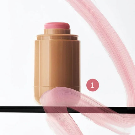 Magic Blush Stick 3-in-1 Cheek Lip Tinted Moistured Blush Stick Silky Brighten Blush Cream Blusher Cosmetics Tubes Matte Contour