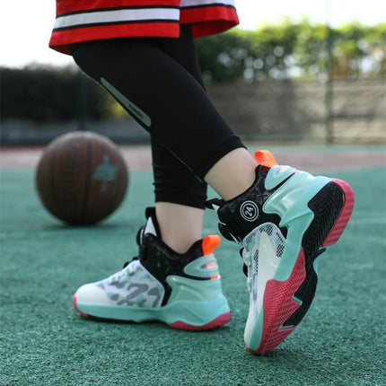 Kids Basketball Shoes Boys Sneakers Non-slip Child Trainer Basket Shoes Outdoor Children Sport Shoes