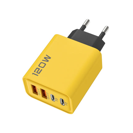 Fast Charging USB Type C Charger 120W 4 Port PD Quick Charge 3.0 For iPhone Samsung Xiaomi Huawei EU US UK Plug Phone Adapter