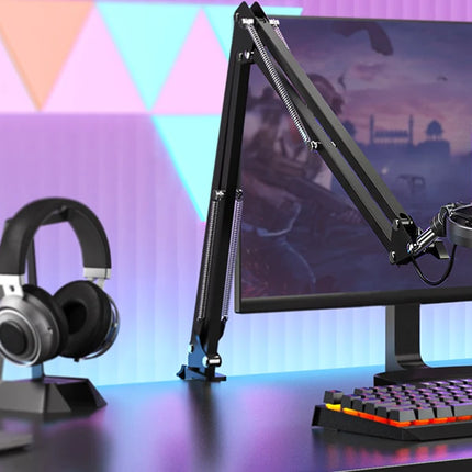 maono DGM20S Gaming USB Microphone Condenser Mic with RGB Light Noise Cancellation Boom Arm for Streaming Podcast YouTube Tiktok