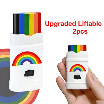 2PCs Rainbow Crayon Paint Rainbow Birthday Party Colourful Theme Party Accessories Party Family Costume Gift Pocket Size