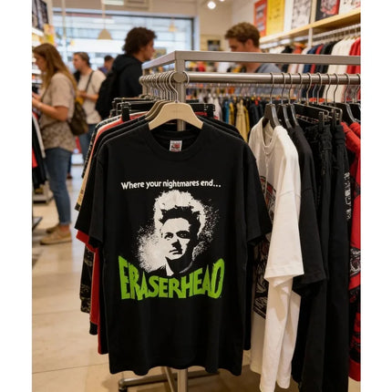 Rubber Head "movie Retro T-shirt Men's T-shirt Summer New Item Suitable for Both Men and Women Casual Fashion T-shirt