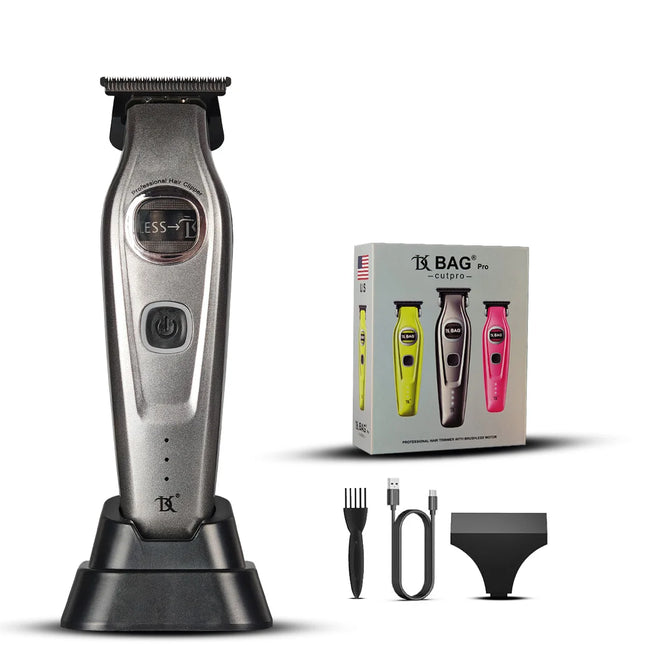 DKBAG Outer Rotor Brushless Motor Professional Men's Fade Clipper Set Barber DLC Blade Base Charger Hair Trimmer