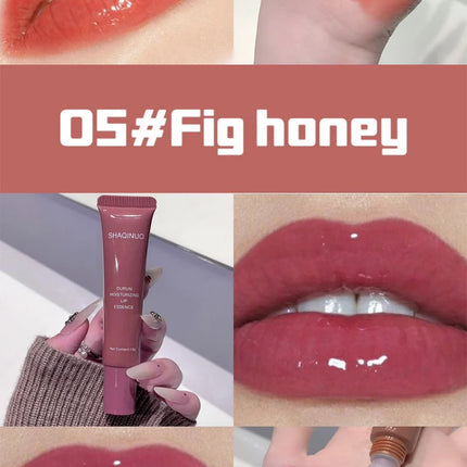 Lip Glowy Lightweight Hydration Balm Shea Butter Glaze Craze Tinted Polypeptide Lip Gloss Serum Fruit Donut Lip Oil Care