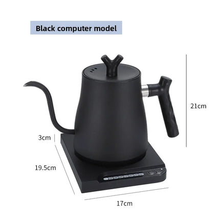 304 Stainless Steel Smart Electric Kettle Variable Temperature Gooseneck Pour Over Coffee Tea Water Boiler Fast Heating