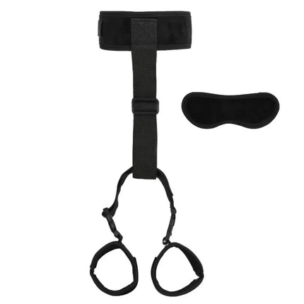 Adjustable Handcuffs And Blindfold Adult Sex Toys For Women Couples Collar Erotic Bdsm Bondage Set No Vibrator Games Sex Shop