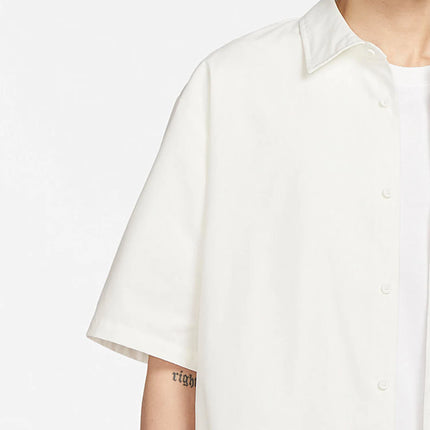 Nike Official CLUB Men's Lapel Loose Casual Short Sleeve Button Shirt FN3903-133