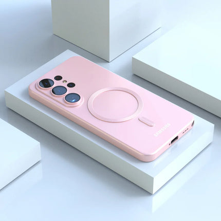 For Samsung Galaxy S26 Ultra S26 Plus S26 Magsafe Case A57 S26 S25 S24 S23 S22 Ultra Plus FE EDGE Soft Silicone Phone Back Cover