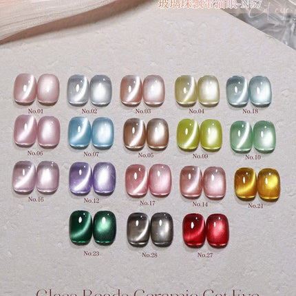 High End 9D Cat Eye Gel Polish Set With Color Board  Magnetic Gel Nail Set Luxury Cat's Eye Gel Soak Off UV LED Nail Varnish